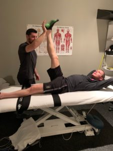 Hamstring assisted stretching